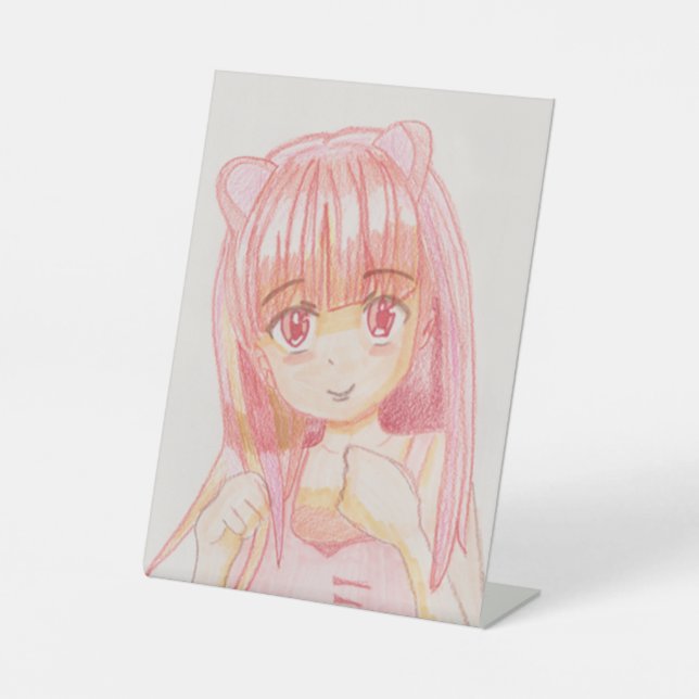 Signe De Table Cosmos Pedestal Sign (Recto)