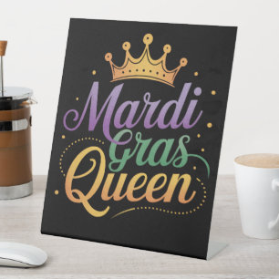 Signe De Table Costume de la Reine du Défilé de Mardi Gras