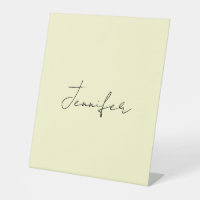 Couleur crème élégant moderne minimaliste nom simp