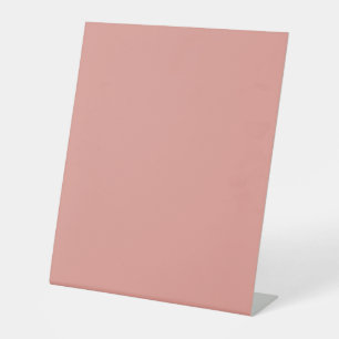 Signe De Table Couleur rose flamant pastel simple