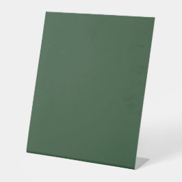 Signe De Table Couleur solide vert émeraude foncé