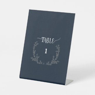 Signe De Table Couronne de mariage rustique orange brûlé boho bot