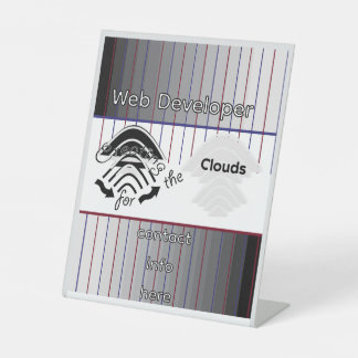 Signe De Table Creating Pedestal Sign