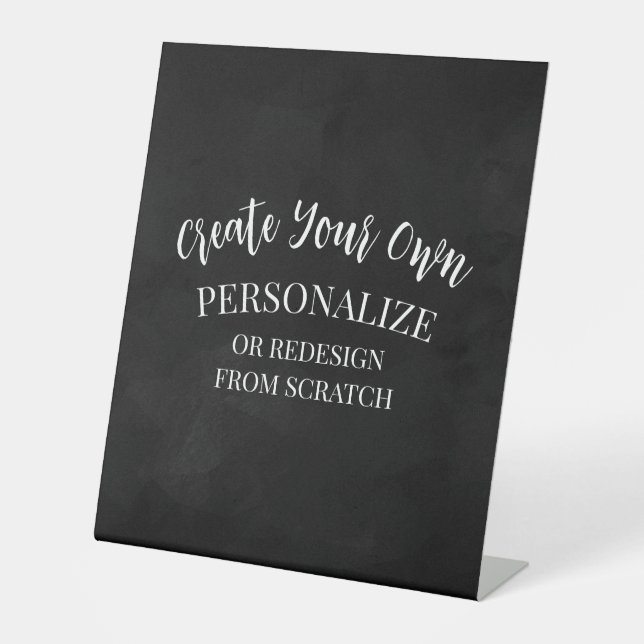 Signe De Table Créer une personnalisation (Recto)