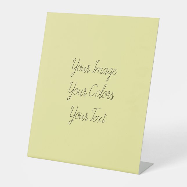 Signe De Table Créez votre propre (Recto)