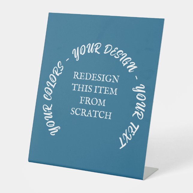 Signe De Table Créez votre propre (Recto)