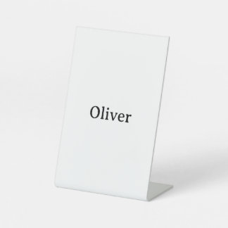 Signe De Table Créez votre propre 4" X 6" simple et professionnel