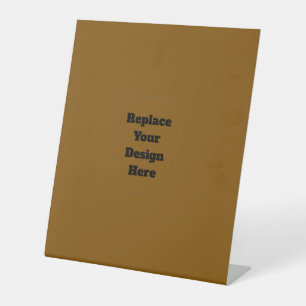 Signe De Table Créez Votre Propre Brun