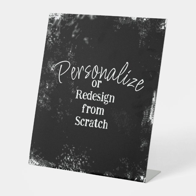 Signe De Table Créez votre propre personnalisation (Recto)