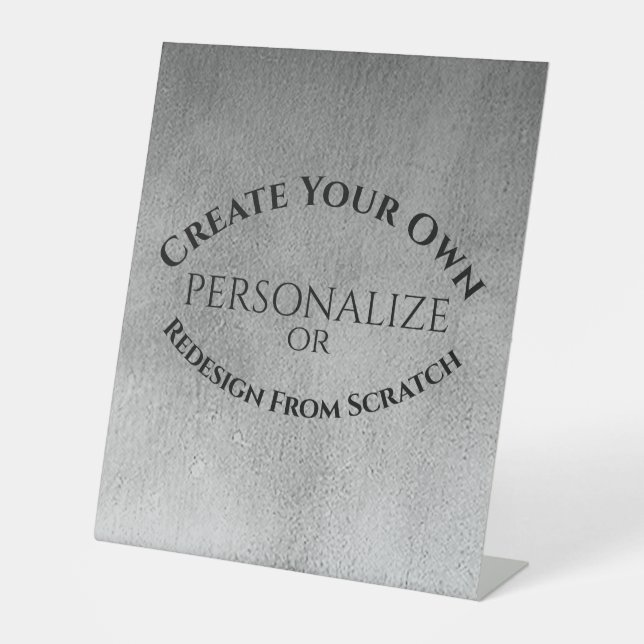 Signe De Table Créez votre propre personnalisation (Recto)