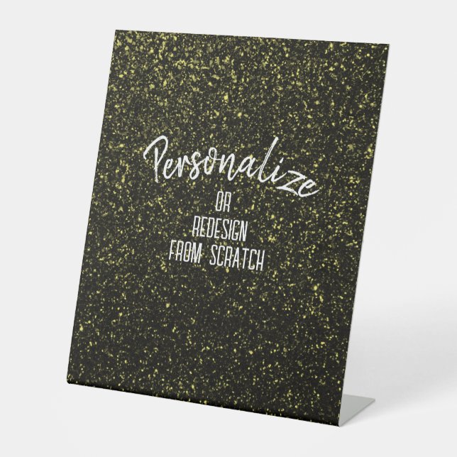 Signe De Table Créez votre propre personnalisation personnalisée (Recto)