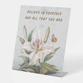 Signe De Table Crois En Toi-Même