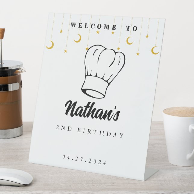 Signe De Table Cuisine enfants Anniversaire Affiche de bienvenue  (In SItu)