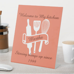 Signe De Table Cuisine personnalisée