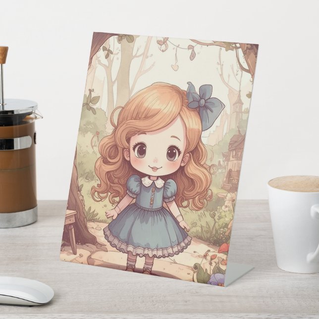 Signe De Table Cute Alice au pays des merveilles (In SItu)
