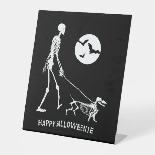 Signe De Table Dachshund Halloween