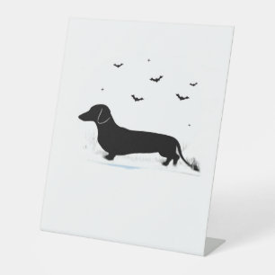 Signe De Table Dachshund Halloween Costume Mon Dachshund est Mon 
