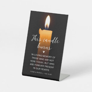 Signe De Table Dans le Mariage de mémoire aimer personnalisé