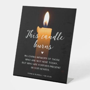 Signe De Table Dans le Mariage de mémoire aimer personnalisé