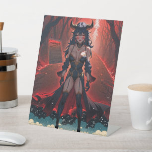 Signe De Table Démoniaque avec Contact aux Carrefours, Anime Démo