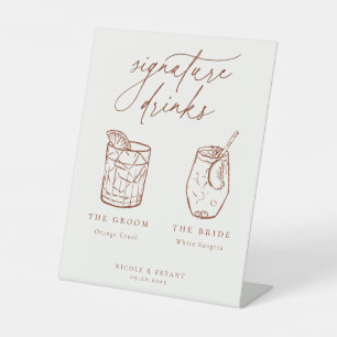 Signe De Table Desert Sienna Signature Boissons