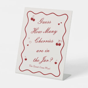 Signe De Table Devinez combien de cerises pour l'enterrement de v