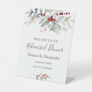 Signe De Table Dîner de répétition