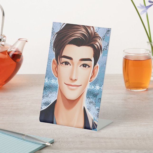 Signe De Table Donald. Conception de caractères Animée (In SItu)