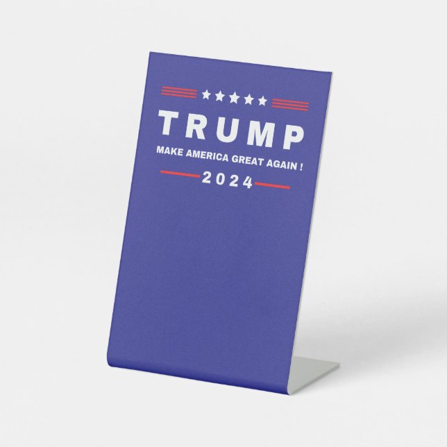 Signe De Table Donald Trump 2024 fait revenir l'Amérique (Recto)