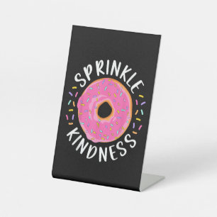 Signe De Table Donut Saupoudrer De Gentillesse Drôle Filles Femme