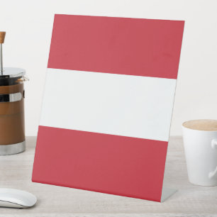 Signe De Table Drapeau autrichien