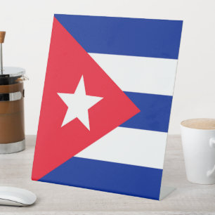 Signe De Table Drapeau Cuba