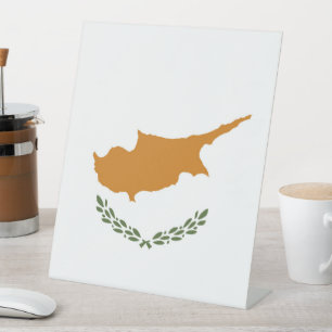 Signe De Table Drapeau de Chypre