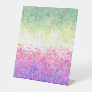 Signe De Table Drapeau de Fierté Genderdoe Abstrait Boho Trippy