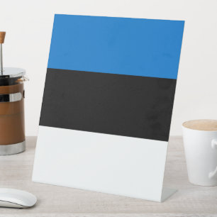 Signe De Table Drapeau de l'Estonie