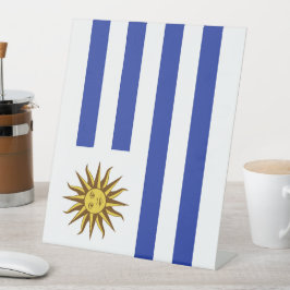 Signe De Table drapeau de l'Uruguay