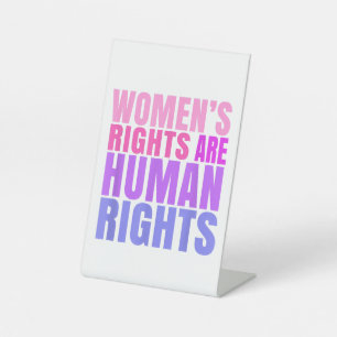 Signe De Table Droits des femmes Droits de l'homme