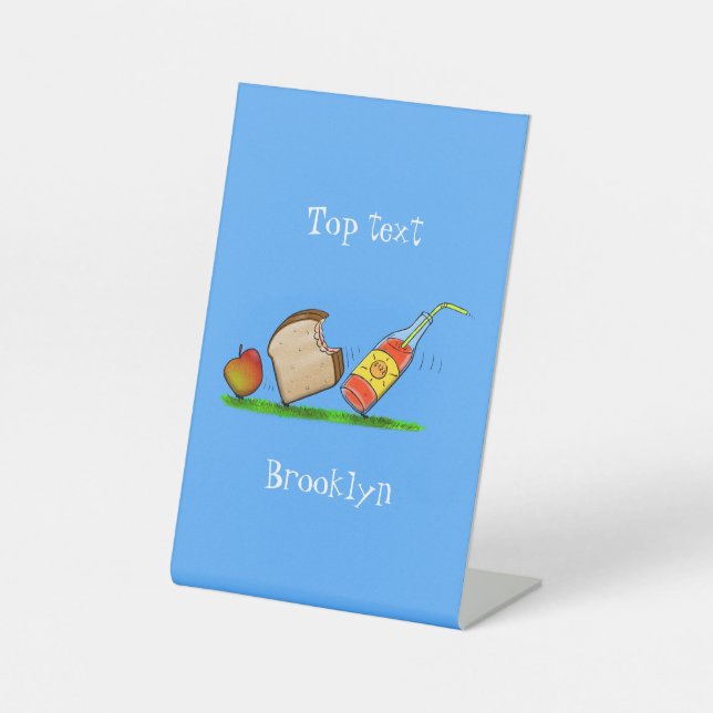 Signe De Table Drôle de dessin animé de fourmis (Recto)