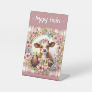 Signe De Table Easter Aquarelle Plaid Calcul