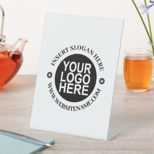 Signe De Table Easy Logo Remplacement & Modern Professional