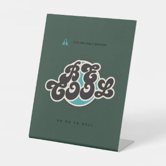 Signe De Table "Edgy Bold Typography - High Impact Design"