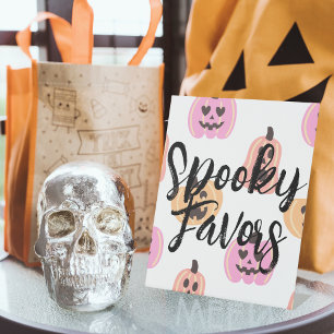 Signe De Table Éffrayant   Anniversaire d'Halloween   Faveurs ros