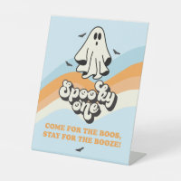 Éffrayant Un Retro Ghost Birthday Boze