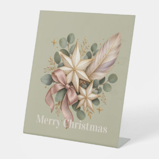 Signe De Table Élégance de Noël céleste