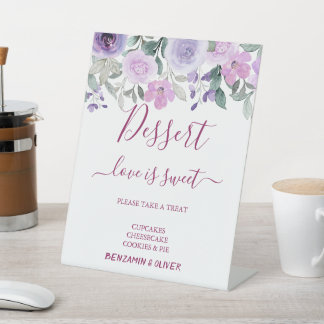 Signe De Table Élégant Flush Dessert Bar Signal