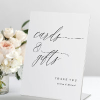 Élégante calligraphie Cartes de Mariage & Cadeaux