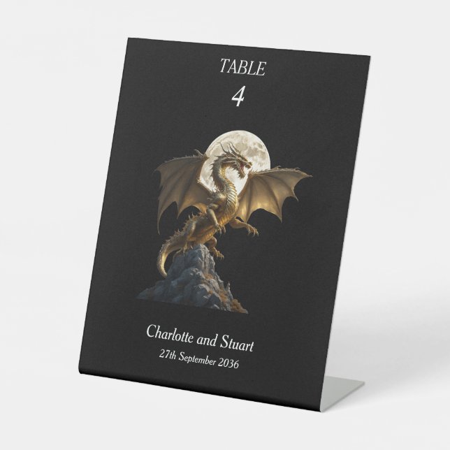 Signe De Table Élevage de dragon de fer (Recto)