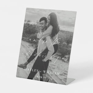 Signe De Table Ellesmere Et Donc L'Aventure Commence Mariage