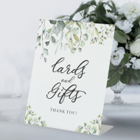 Enseigne Cartes et Cadeaux Aquarelle Verte