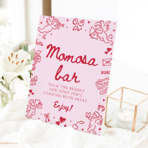 Signe De Table Enseigne de bar à Mimosas pour Baby Shower Maman R